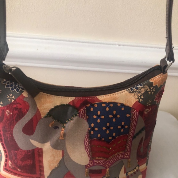 Elephant Print Pocketbook - Picture 2 of 3